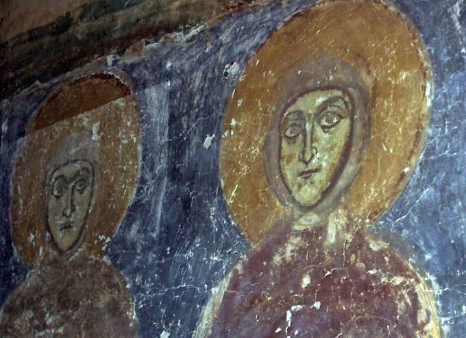 Фрески Спасо- Ефросиньевской церкви, XII век.
