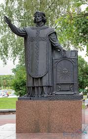 Первый памятник Ф. Скорине в независисой Беларуси